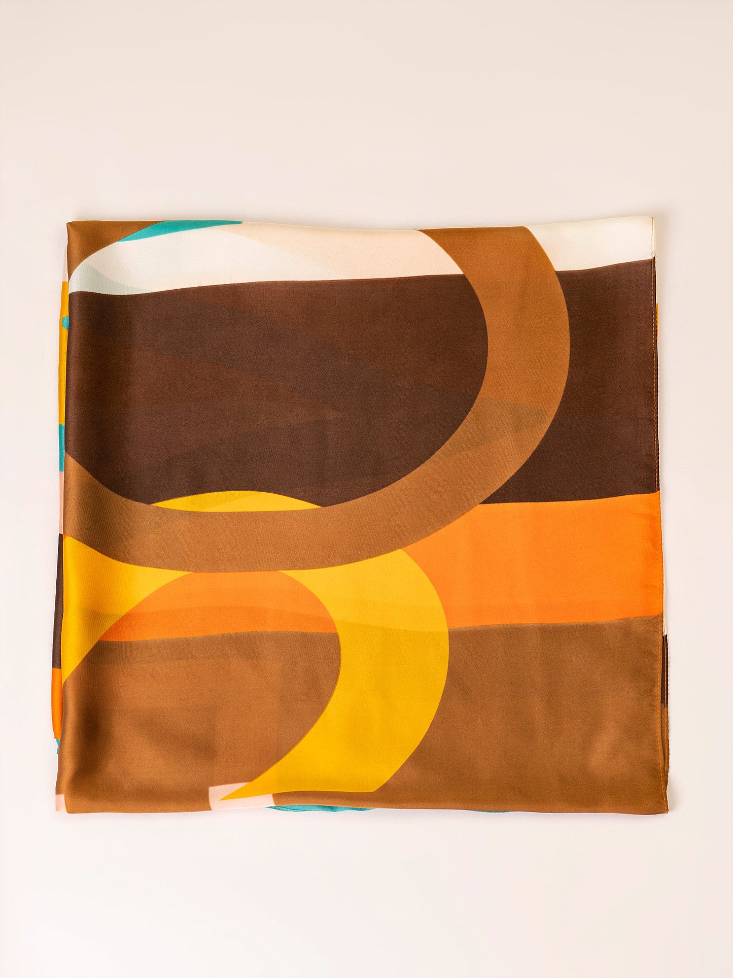 Multi-tone Printed Silk Scarf