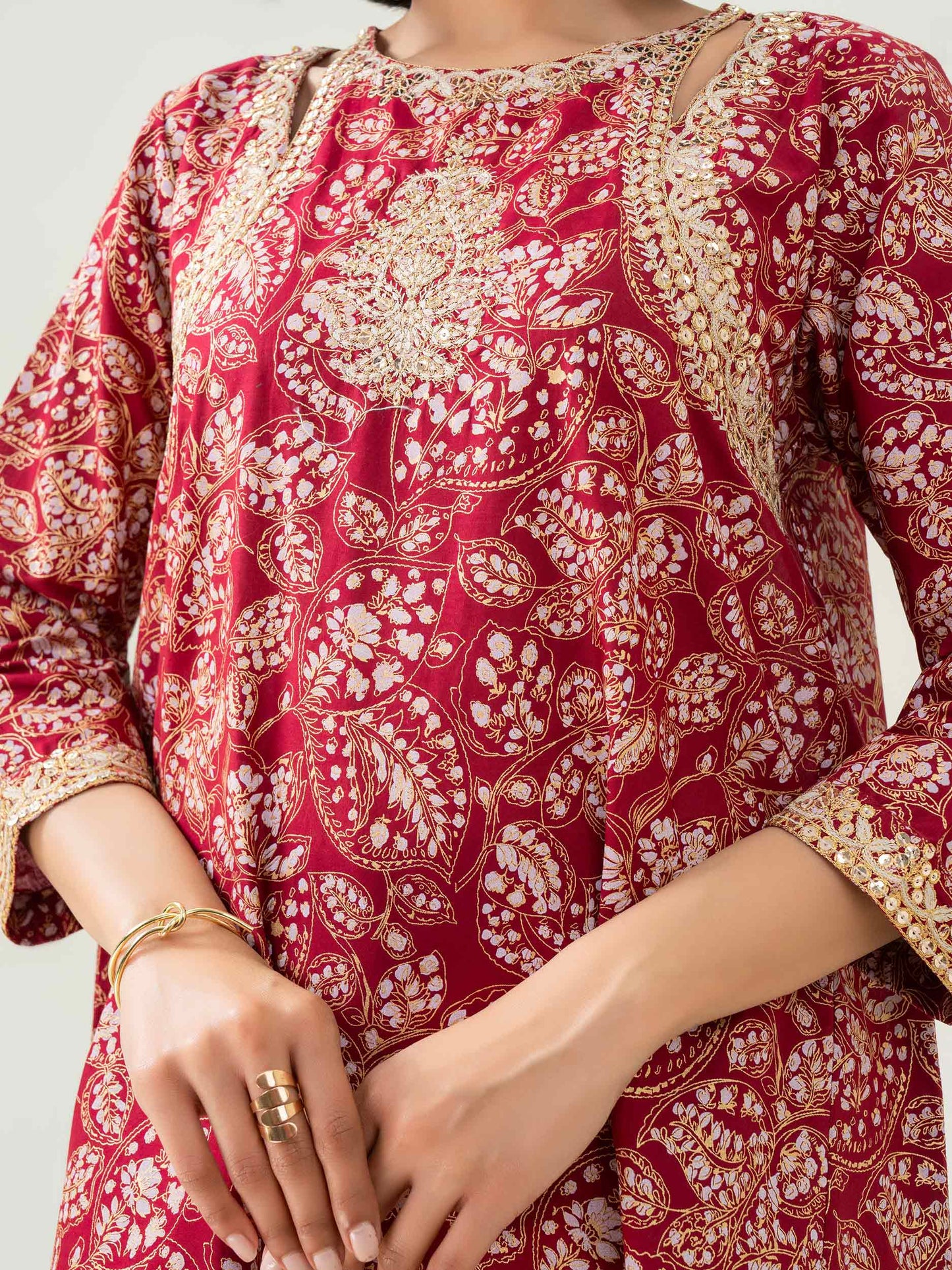 2 Piece Lawn Suit-Embroidered (Pret)