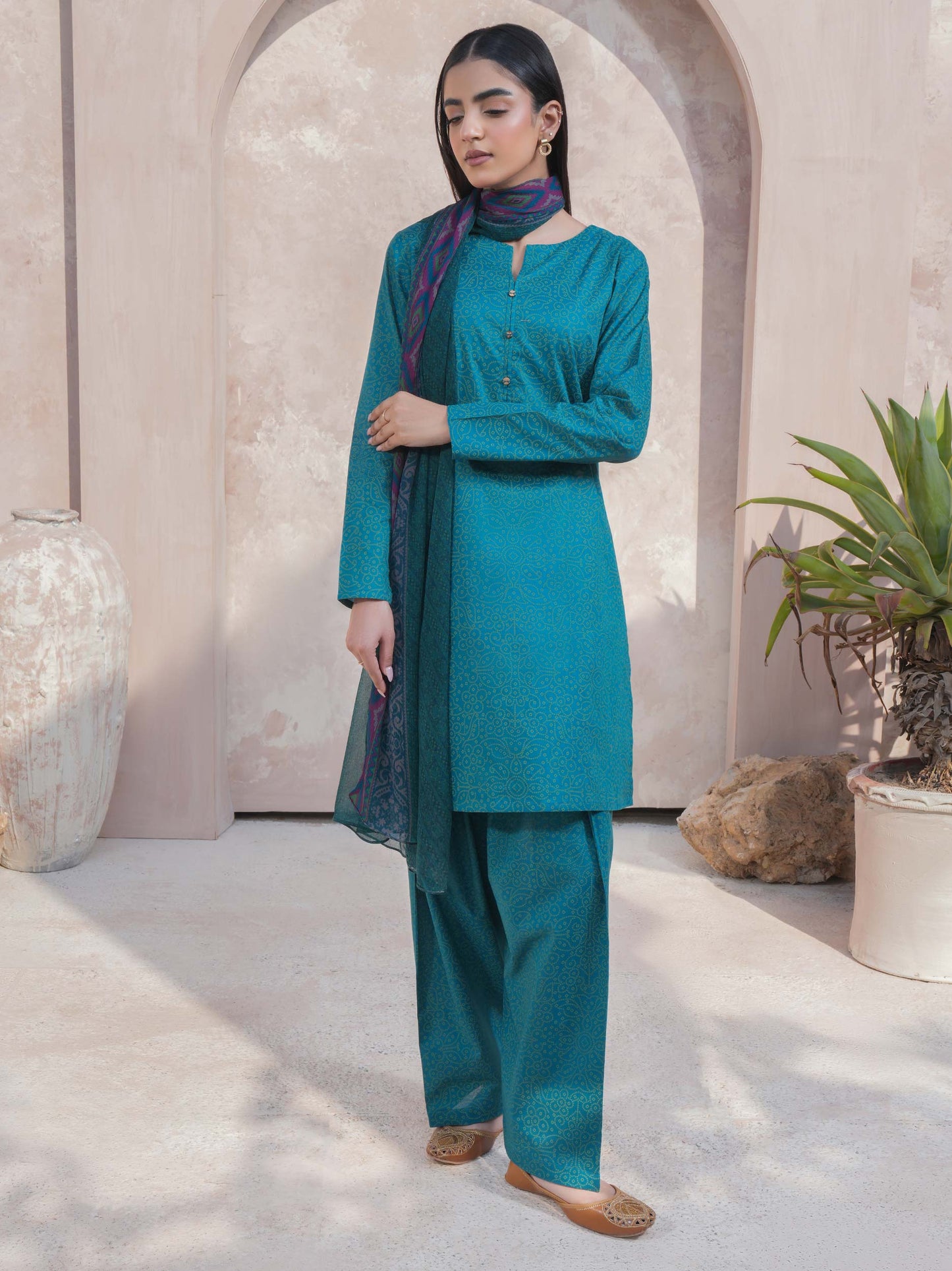 3 Piece Lawn Suit-Printed (Unstitched)