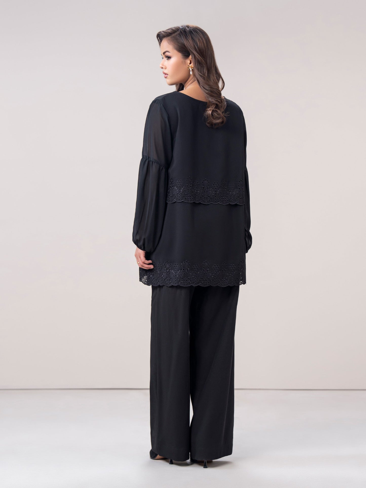 Chiffon Top- Embroidered