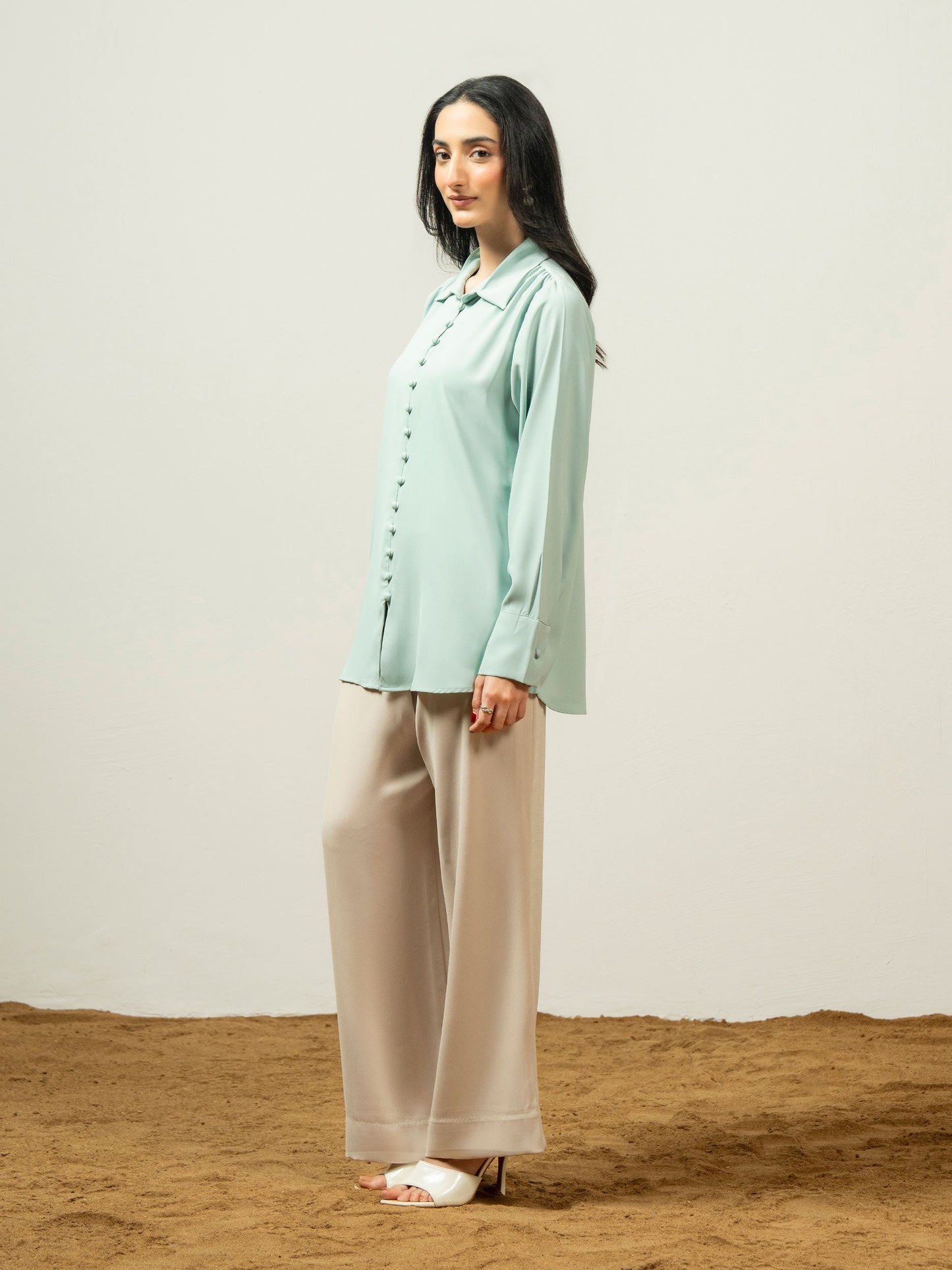 Dyed Silk Top