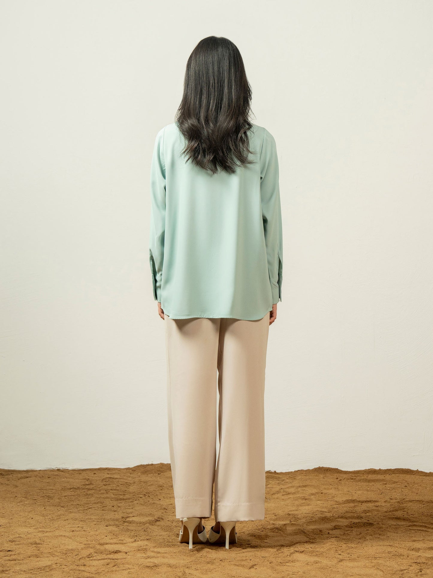 Dyed Silk Top