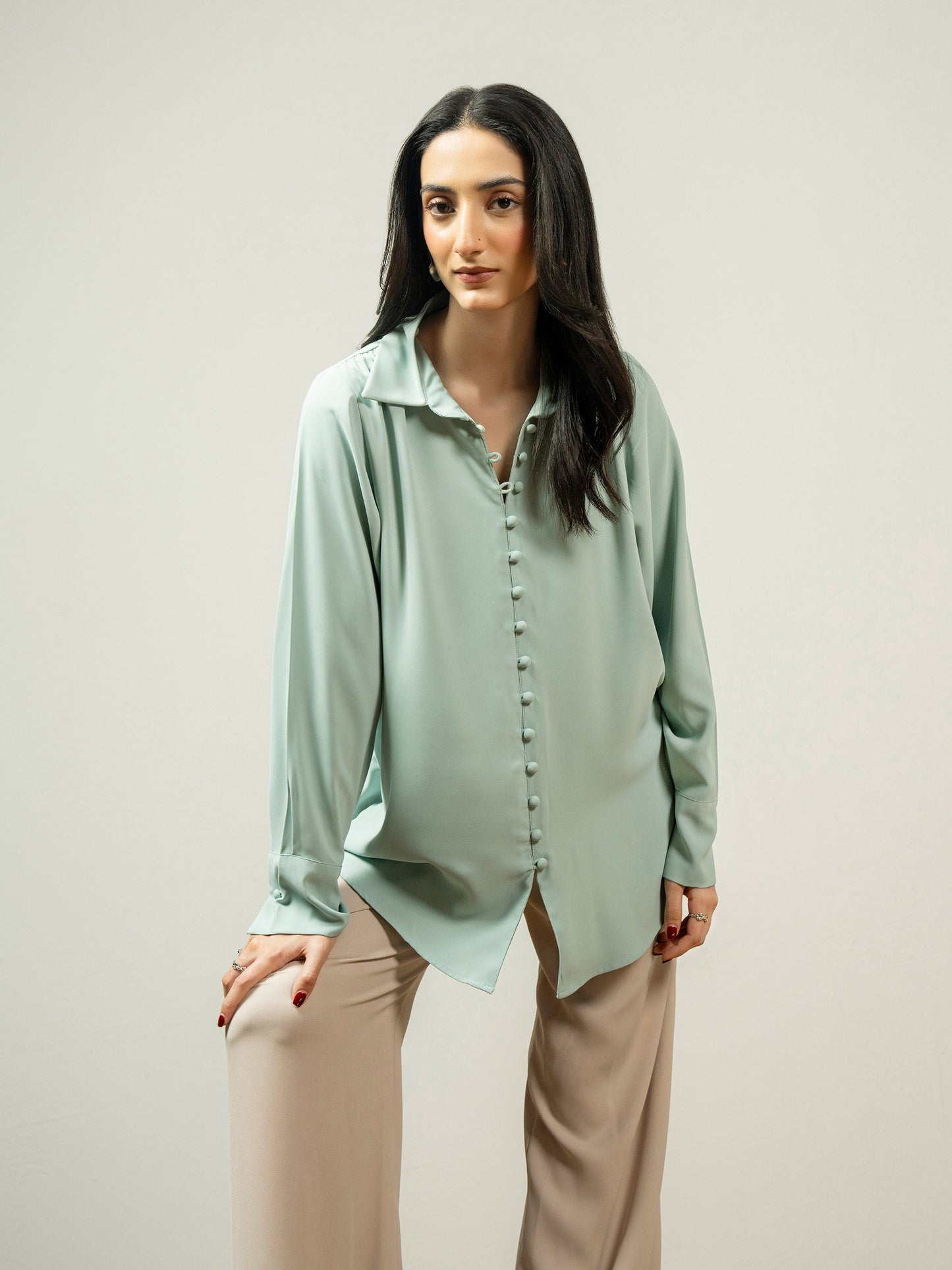 Dyed Silk Top