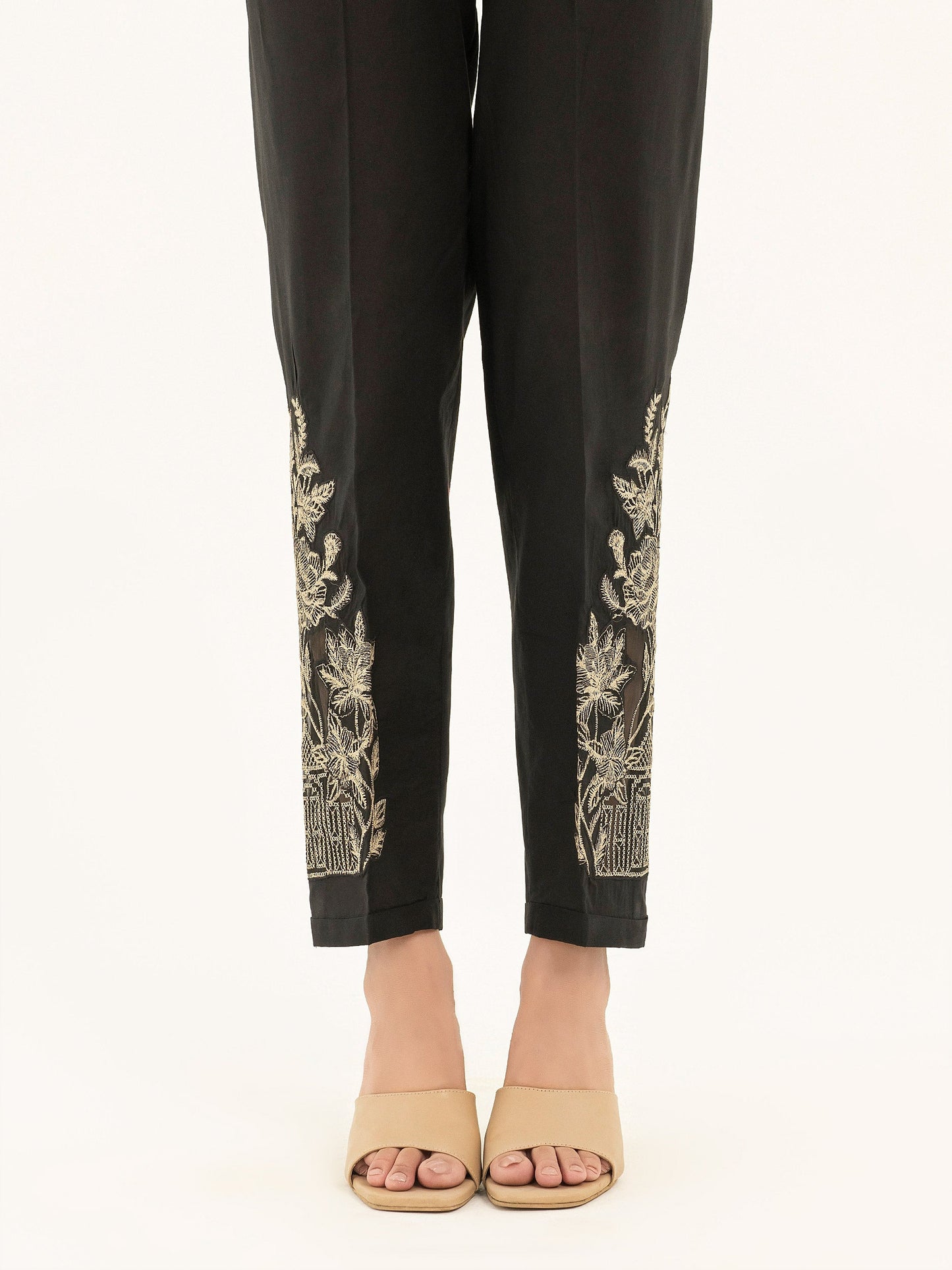 Embroidered Cambric Trousers